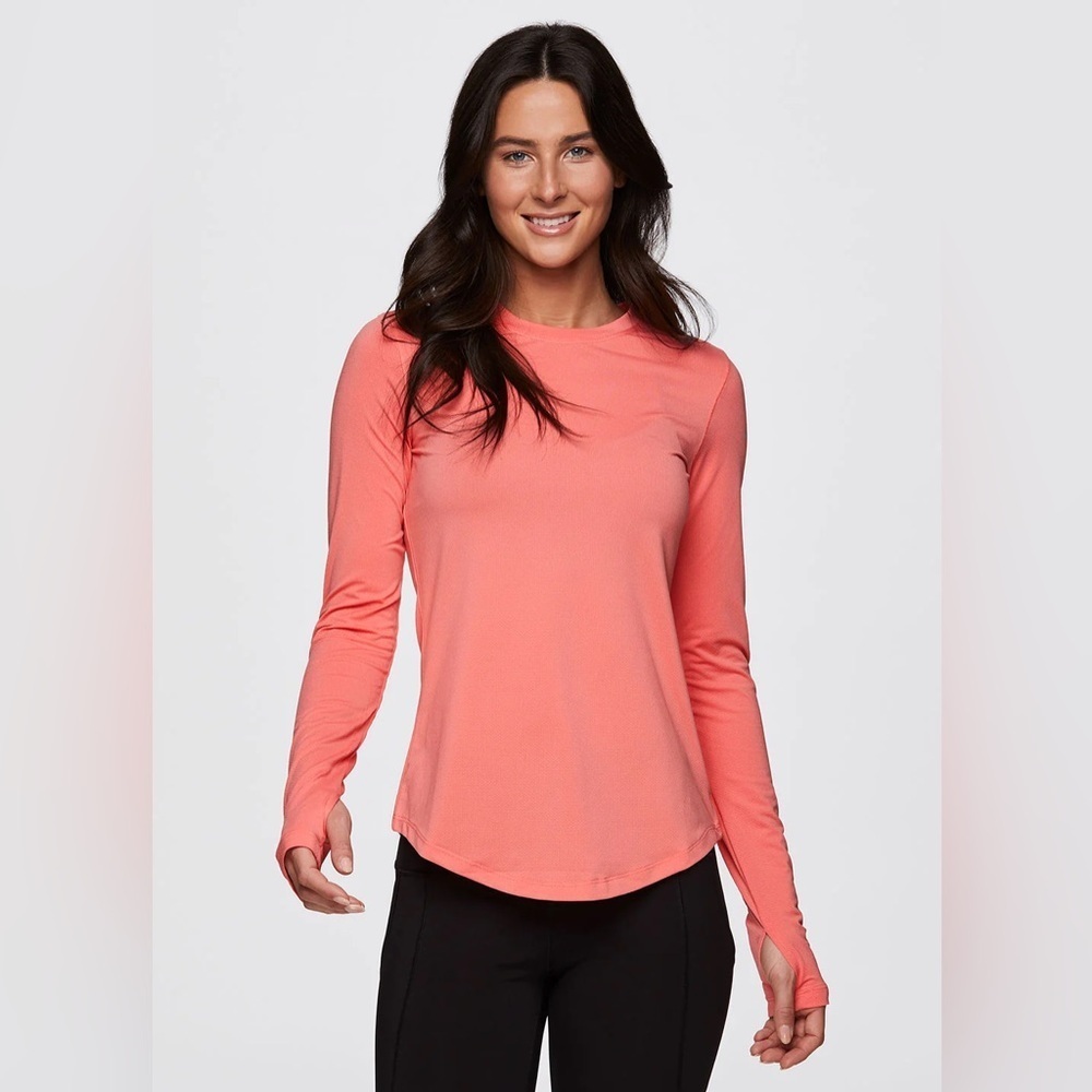 Avalanche Sunrise UV Long Sleeve Tee Coral Medium